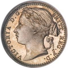 1/3 Farthing - Victoria 2nd portrait