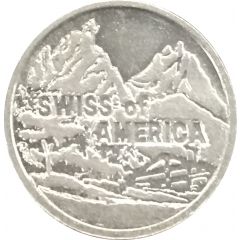 1 oz Silver Swiss of America, Puck Round