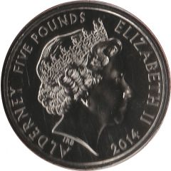 5 Pounds - Elizabeth II King George I
