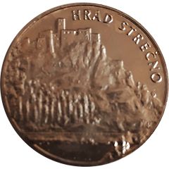 Token - The castles and palaces of Slovakia Hrad Strecno