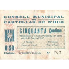 50 Céntimos Castellar de n'Hug