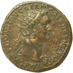 Dupondius - Domitian FIDEI PVBLICAE S C, Fides