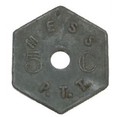 5 Centimes - Bruxelles Monnaie Mess P.T.T.