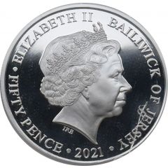 50 Pence Elizabeth II `Her Majesty Queen Elizabeth II 95th birthday photographic collection`