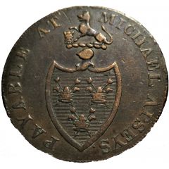 1/2 Penny Suffolk - Bury / M. Apseys