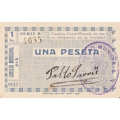 1 Peseta Sax