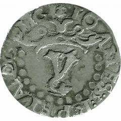 Vintém `Half circle of big points under “Y”– João III Lisboa