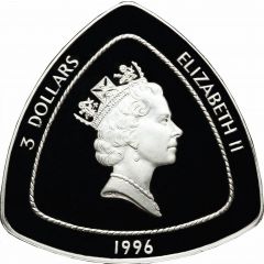 3 Dollars - Elizabeth II Bermuda Triangle