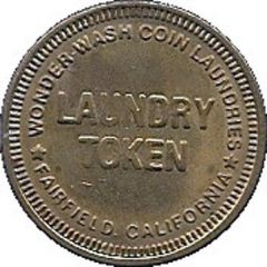 Laundry Token - Wonder Wash Fairfield, California
