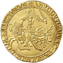 Rider `Franc à Cheval` - Louis II de Male