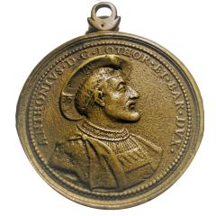 Medal - Antoine de Lorraine and Renée de Bourbon - Médaillon de Saint-Urbain