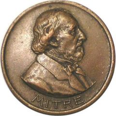 Medallion - Bartolomé Mitre