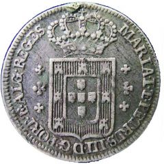 6 Vinténs - Maria I andamp, Pedro III