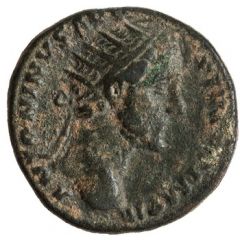Dupondius - Antoninus Pius TR POT XIX COS IIII S C, Providentia
