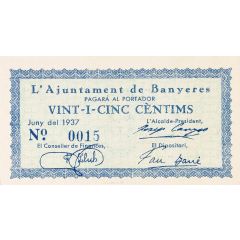 25 Céntimos Banyeres del Penedès