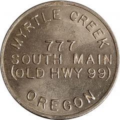 25 Cents - Sofspra 777 South Main Myrtle Creek, Oregon
