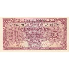 5 Francs / 1 Belga