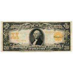 20 Dollars Gold Certificate