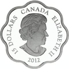 15 Dollars - Elizabeth II Lunar Lotus, Year of The Dragon