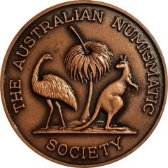 Medal - ANS Brisbane 300th Meeting - 25th year Australian Numismatic Society