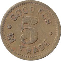 Token - Good For 5 In Trade