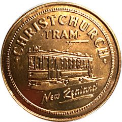 Medal - Canterbury Christchurch Tram and Southern Alps