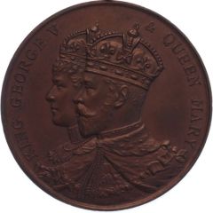 Medal - George V Coronation, Mansfield, bronze