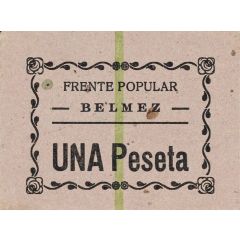 1 Peseta Belmez