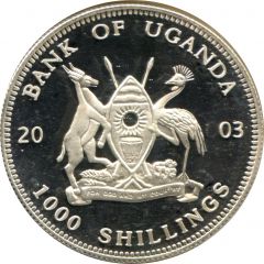 1000 Shillings Eating gorilla
