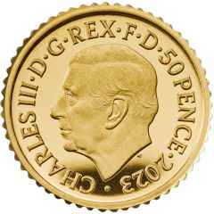 50 Pence - Charles III 1/40 oz Fine Gold