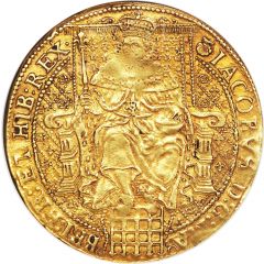 1 Rose-ryal - James I 3rd coinage