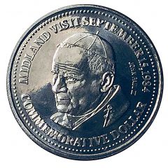 1 Dollar - Midland, Ontario Pope John Paul II Visit