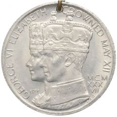 Medal - King George VI and Queen Elizabeth Coronation Newfoundland