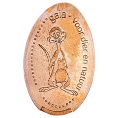 Elongated Coin - Gaia Zoo Meerkat