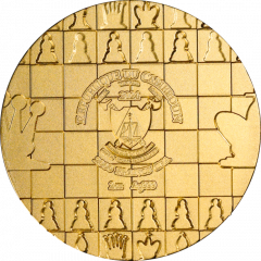2000 Francs International Chess Gilded