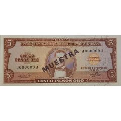 5 Pesos Oro