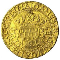 Português `R-Ɔ`- João III 2nd type, Porto mint