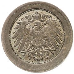 10 Pfennig - Wilhelm II type 2 - small shield - Pattern