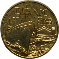 jeton touristique monnaie de paris titanic 2023