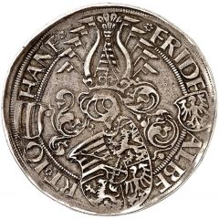 1/2 Guldengroschen - Frederick III, Albert and John I