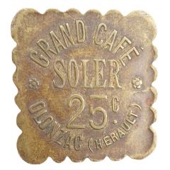25 Centimes - Grand café Soler Olonzac
