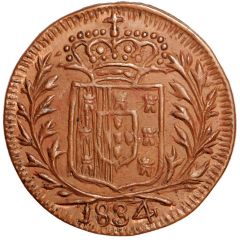 5 Réis - Maria II Pattern, Damão mint