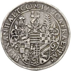 ½ Thaler - Christian I, Augustus, Louis I, John Casimir and George Aribert
