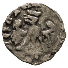 Denier poznański - Casimir III the Great Poznań mint