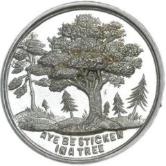 Award Scottish Arboricultural Society, silver, 35mm