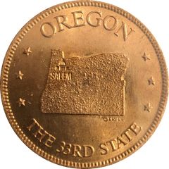 Token - Shell’s States of the Union Coin Game, Version 1 Oregon