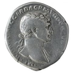 Denarius - Trajan COS V P P S P Q R OPTIMO PRINC, Victory