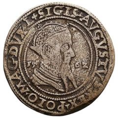 6 Groat - Sigismund II Augustus Wilno mint