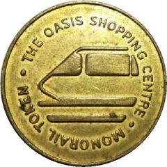 Token - Monorail - Oasis Shopping Centre - Gold Coast Transit Token