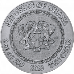 10 Cedis Eagle and Raven
